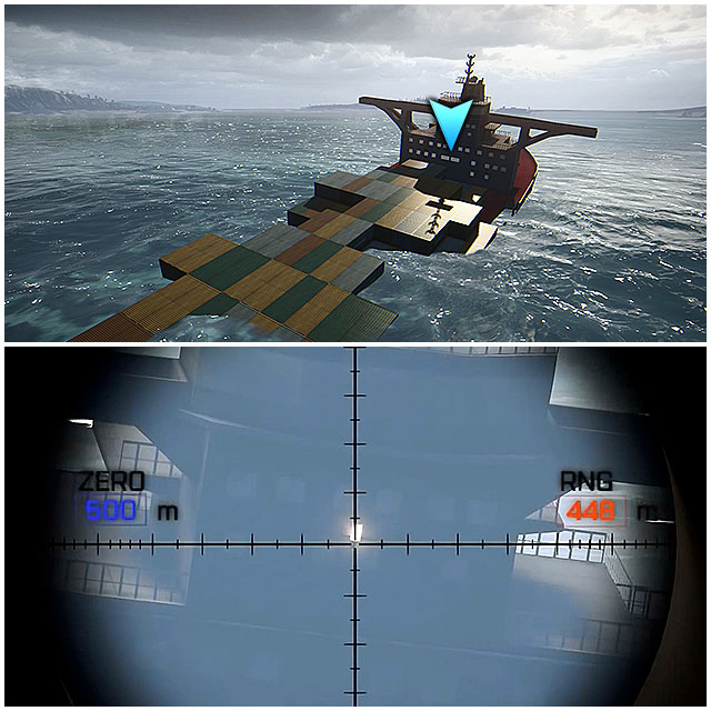 Another, hidden element of Levolution, is the second half of the same ship, which is still on the sea - Hainan Resort - Maps - Battlefield 4 - Game Guide and Walkthrough