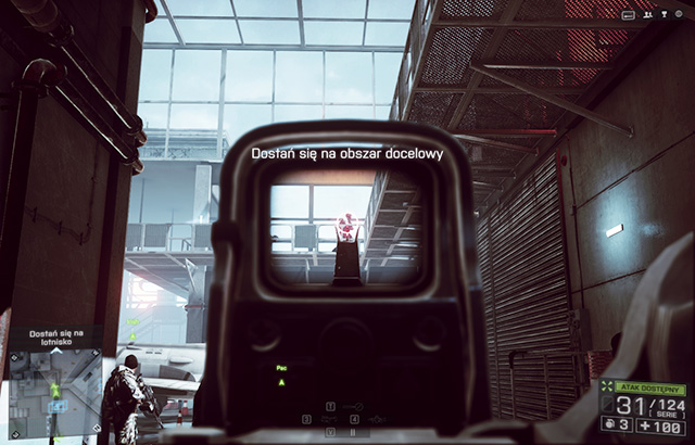Once you have dealt with everyone, run up the stairs onto the platform which used to be occupied by the soldiers you have just fought with and go ahead - Mission 4 - Singapore - Walkthrough - Battlefield 4 - Game Guide and Walkthrough