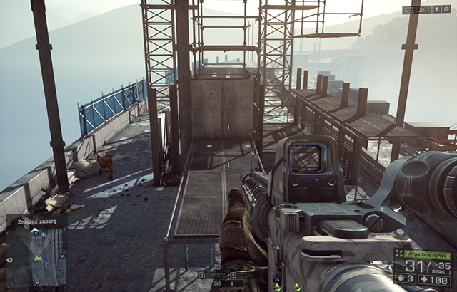 While on the dam, right before you enter the elevator, you will be able to go along the lower or the upper level - 6 - Tashgar (dog tags) - Hidden dog tags and weapons - Battlefield 4 - Game Guide and Walkthrough
