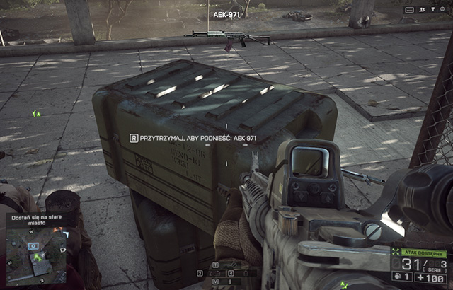 In the very same location, in which you find the enemy mentioned above, there is another weapon - 6 - Tashgar (weapons) - Hidden dog tags and weapons - Battlefield 4 - Game Guide and Walkthrough