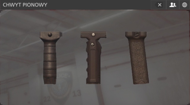 Vertical grip reduces by 50% spread while moving and reduces by 25% spread when shooting from a hip - Grip - Weapon attachments - Battlefield Hardline - Game Guide and Walkthrough