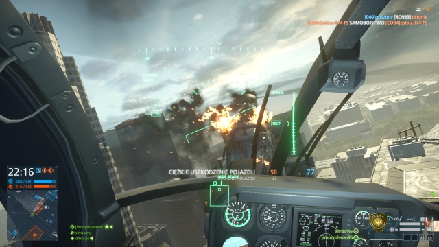 The bottom line is that the pilot should look at the minimap every several seconds - 1v1 Combat - Attack helicopter - Battlefield Hardline - Game Guide and Walkthrough