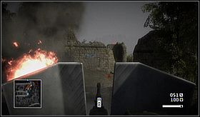 Your next task is to eliminate a few stationary rocket launchers located in the town - Acta Non Verba II - Campaign - Battlefield: Bad Company - Game Guide and Walkthrough