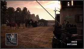 When You reach the camp with the first AA missile launcher, get out of the car, as the enemies has some RPGs - Par for the Course I - Campaign - Battlefield: Bad Company - Game Guide and Walkthrough