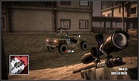 After the cut-scene You'll receive Your last task - You have to reach the AA gun and take down the enemy helicopter - Ghost Town II - Campaign - Battlefield: Bad Company - Game Guide and Walkthrough