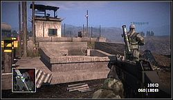 UMP is in Par for The Course mission, in a small building near the bridge leading to the palace (on the picture You can see that the building is already leveled) - Collectables - Battlefield: Bad Company - Game Guide and Walkthrough