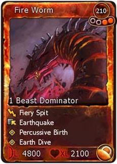 Type: Creature - Cards list - Fire - part 6 - Cards list - BattleForge - Game Guide and Walkthrough