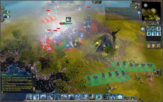 After destroying the camp entirely, build a fourth Monument (you know which Orb to choose) and two Power Wells - Example scenarios - Siege of Hope - part 2 - Example scenarios - BattleForge - Game Guide and Walkthrough