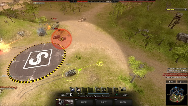 Ready, aim, fire! - Controlling a tank and fighting - Gameplay - Battleline: Steel Warfare - Game Guide and Walkthrough