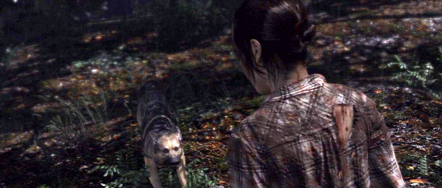 During the fight with the dogs, you need to follow quickly the instructions appearing on the screen - Hunted - Walkthrough - Beyond: Two Souls - Game Guide and Walkthrough