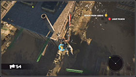The fourth bonus item can be found near one of the smaller buildings located on the right side of the main street - Act 1 - Chapter 2 - Ascension City Downtown VI - Act 1 - Chapter 2 - Bionic Commando - Game Guide and Walkthrough