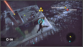 There are some enemy troops on the platform and they're guarding a new relay station - Act 1 - Chapter 2 - Trent Industrial District IV - Act 1 - Chapter 2 - Bionic Commando - Game Guide and Walkthrough