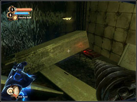 07 - Get rid of the two enemies (using Electro Bolt and then the Drill will make things easy) - Walkthrough - Adonis Luxury Resort - Walkthrough - Bioshock 2 - Game Guide and Walkthrough