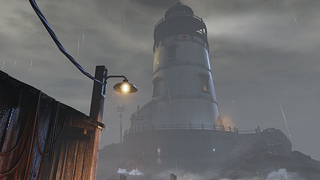Your first order of business after arriving on the island is reaching the top of the lighthouse, because thats where a transport will be waiting for you - Reach the top of the lighthouse - Chapter 1 - The Lighthouse - BioShock: Infinite - Game Guide and Walkthrough