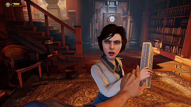 Once youre outside use a small walkway leading to a room located inside the statues head - Find the girl - Chapter 6 - Monument Tower - BioShock: Infinite - Game Guide and Walkthrough