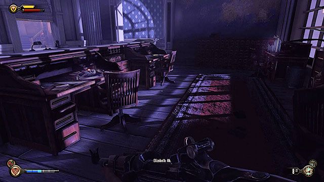 Once you have both lockpicks with you go to the left side of the pavilion and ask Elizabeth to open a nearby door - Find Shock Jockey at the Hall of Heroes - Chapter 8 - Soldiers Field - BioShock: Infinite - Game Guide and Walkthrough
