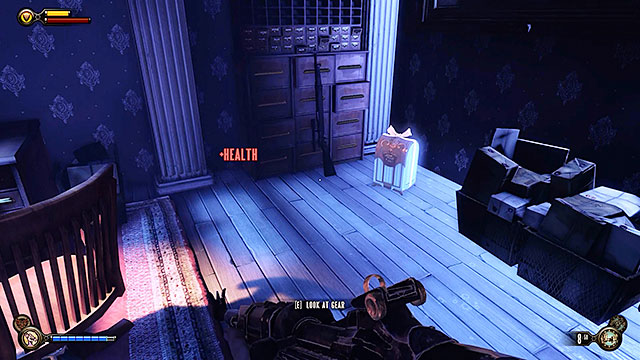 Search all the interactive containers found at the back of the store - Return to Soldiers Field and power up the gondola - Chapter 12 - Return to Hall of Heroes - BioShock: Infinite - Game Guide and Walkthrough