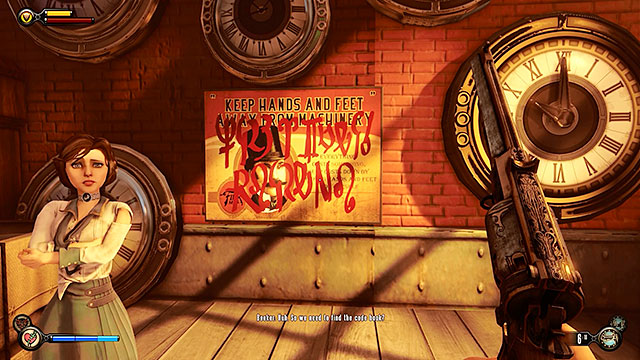 Get inside the store which shouldnt be difficult since you only need one lockpick to unlock the door - Find the gunsmith Chen Lin - Chapter 17 - Plaza of Zeal - BioShock: Infinite - Game Guide and Walkthrough