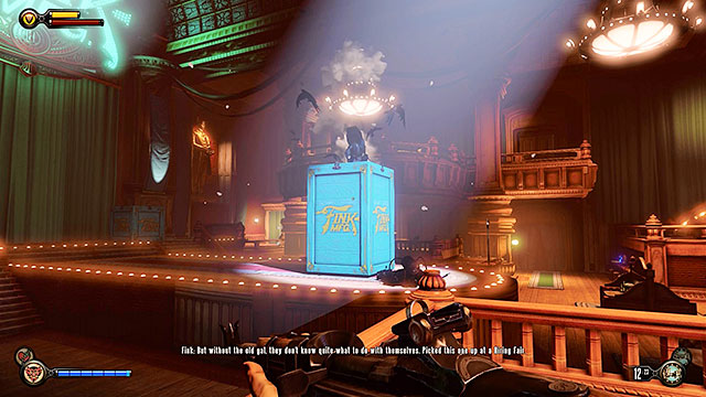 Once youve eliminated all enemies from the first wave a new Crow will appear on the stage - Go to The Good Time Club and rescue Chen Lin - Chapter 18 - The Good Time Club - BioShock: Infinite - Game Guide and Walkthrough