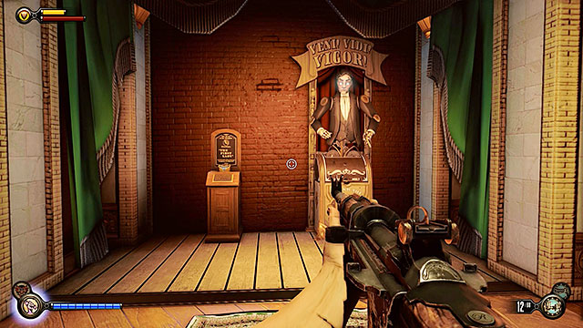 Go past the toilets and at the end of the corridor youll find the Veni - Go to The Good Time Club and rescue Chen Lin - Chapter 18 - The Good Time Club - BioShock: Infinite - Game Guide and Walkthrough