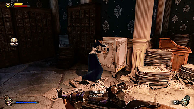 Theres a safe in the office to the left of the statue - Go to Comstock house - Chapter 29 - Port Prosperity - BioShock: Infinite - Game Guide and Walkthrough