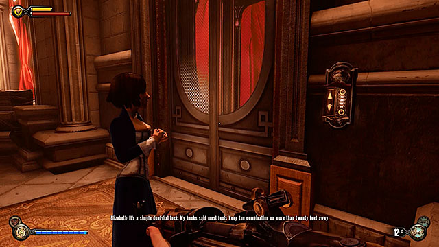 Once youve explored the surrounding area return to the rotary doors located at the end of the corridor and get to the other side - Go to Comstock house - Chapter 29 - Port Prosperity - BioShock: Infinite - Game Guide and Walkthrough