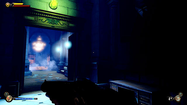 You may now proceed towards a gigantic vault - Find the next tear - Chapter 31 - Memorial Gardens - BioShock: Infinite - Game Guide and Walkthrough