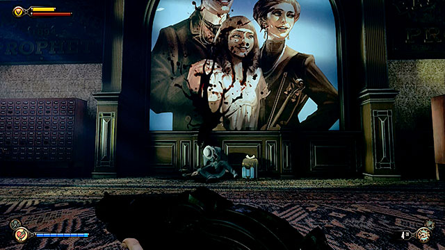 Go to the next room with a large painting on the wall - Find the next tear - Chapter 31 - Memorial Gardens - BioShock: Infinite - Game Guide and Walkthrough