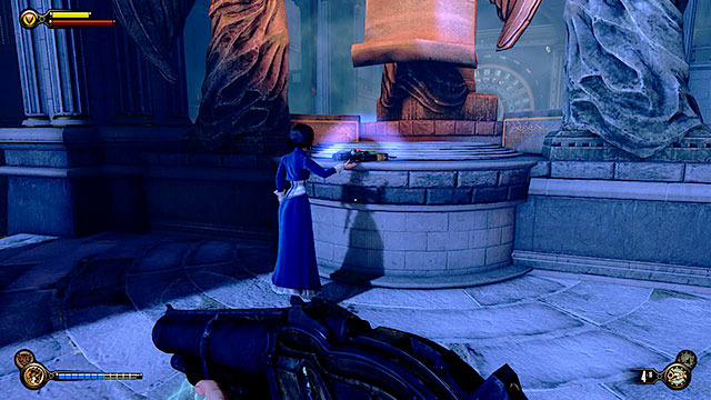 Comstock Victory Square - at the base of Lady Comstocks statue located in front of the Comstock house - Chapter 30 - Voxophones - BioShock: Infinite - Game Guide and Walkthrough