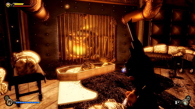 Where We Wep - inside a coffin found in the incinerator room - Chapters 32-35 - Voxophones - BioShock: Infinite - Game Guide and Walkthrough