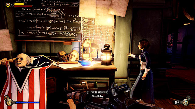 The Hand of the Prophet - inside an engineering room, close to the beak in the upper deck of the hangar - Chapters 36-39 - Voxophones - BioShock: Infinite - Game Guide and Walkthrough
