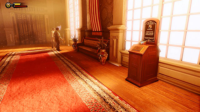 The Arcade - at the end of the corridor leading to the toilets for white people - Chapter 7 - Vantage points - BioShock: Infinite - Game Guide and Walkthrough