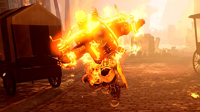Firemen (contrary to what theyre called) are experts in setting things and people of fire and theyve mastered using the Devils Kiss vigor - Powerful enemies - Enemies - BioShock: Infinite - Game Guide and Walkthrough