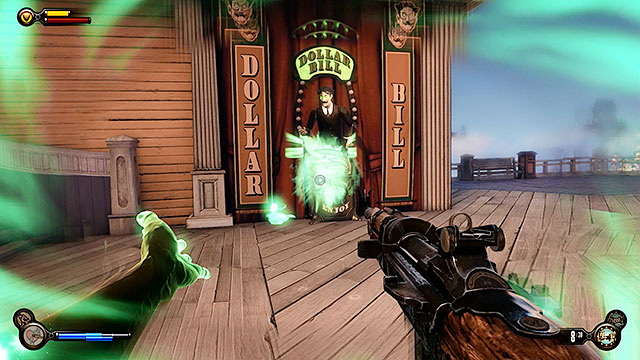 Exit the Hall of Heroes and use the Possession vigor on a Dollar Bill vending machine found at the plaza - Introduction - Lockpicks - BioShock: Infinite - Game Guide and Walkthrough