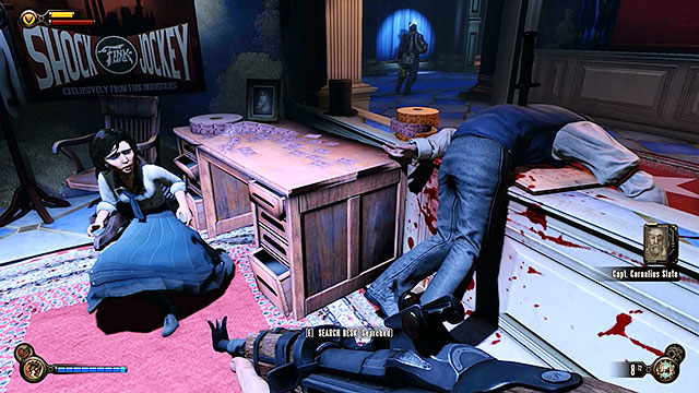 Hall of Heroes - under the desk in the ticket office, near the entrance to the building - Chapters 9-11 - Lockpicks - BioShock: Infinite - Game Guide and Walkthrough