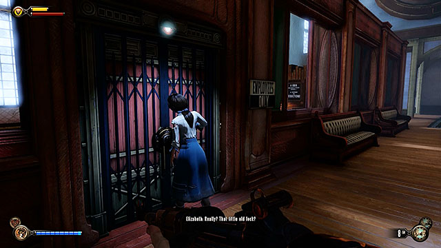 Enter the main hall of the Worker Induction Center and proceed to the left side of the room - Safes and locked doors (chapters 8-28) - Lockpicks - BioShock: Infinite - Game Guide and Walkthrough