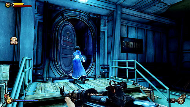 There is a locked engineering room near the stairs leading to the zeppelins bridge - Safes and locked doors (chapters 29-37) - Lockpicks - BioShock: Infinite - Game Guide and Walkthrough