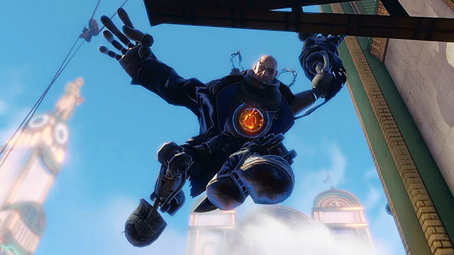 A Handyman is a fusion between a man and a machine and its often called the new version of the Big Daddy known from the previous games in the BioShock series - Powerful enemies - Enemies - BioShock: Infinite - Game Guide and Walkthrough