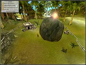 One of the first quests from the silver scroll is removing a boulder from a peasants garden - LAND ONE - quests - Black and White 2 - Game Guide and Walkthrough