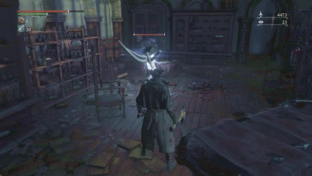 Avoiding an attack will allow you to hit the stunned enemy. - Iosefkas Clinic - after defeating Vicar Amelia - Walkthrough - Bloodborne - Game Guide and Walkthrough