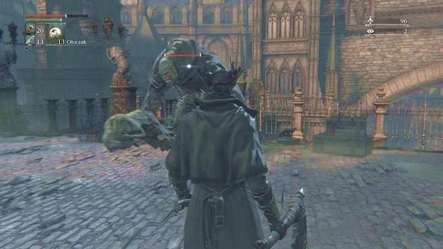 If you will walk to the enemy very slow you will get an element of surprise. In other way it will attack you almost instantly. - Central Yharnam - Sewers - Walkthrough - Bloodborne - Game Guide and Walkthrough