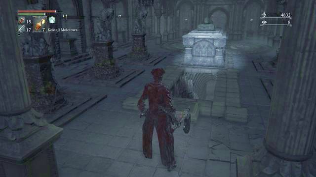 The corridor which leads to the Old Yharnam. - Cathedral Ward - Walkthrough - Bloodborne - Game Guide and Walkthrough