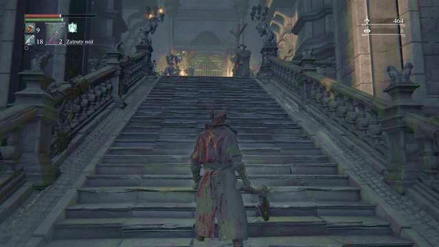 The final group of enemies guards the entrance to the building with the boss. - Cathedral Ward - Central Square - Walkthrough - Bloodborne - Game Guide and Walkthrough