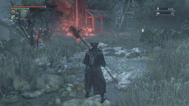 You will notice another witch on the glade. After defeating her, unlock the lift on the right. - Hemwick Charnel Lane - Walkthrough - Bloodborne - Game Guide and Walkthrough