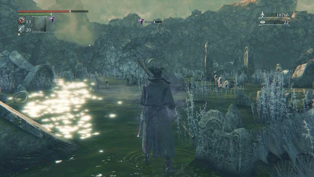 Exit leads to the main swamp. - Nightmare Frontier - Walkthrough - Bloodborne - Game Guide and Walkthrough
