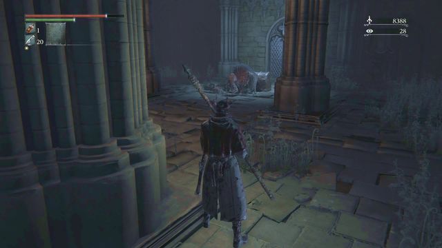 Go down through the only available road and you will reach the room shown on the screen - Yahargul, Unseen Village - Walkthrough - Bloodborne - Game Guide and Walkthrough