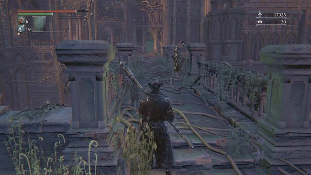 Walk to the other side of the bridge. - Yahargul, Unseen Village - Yahargul Chapel - Walkthrough - Bloodborne - Game Guide and Walkthrough