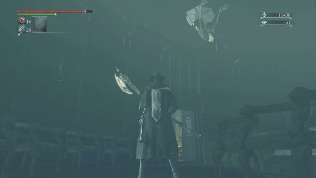 Enemy will jump on you if you wont leave the room quickly enough. - Lecture Building - 1st floor - Walkthrough - Bloodborne - Game Guide and Walkthrough