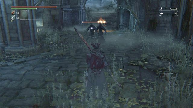 Dont let enemies surround you, always slowly fall back. - Nightmare of Mensis - Walkthrough - Bloodborne - Game Guide and Walkthrough