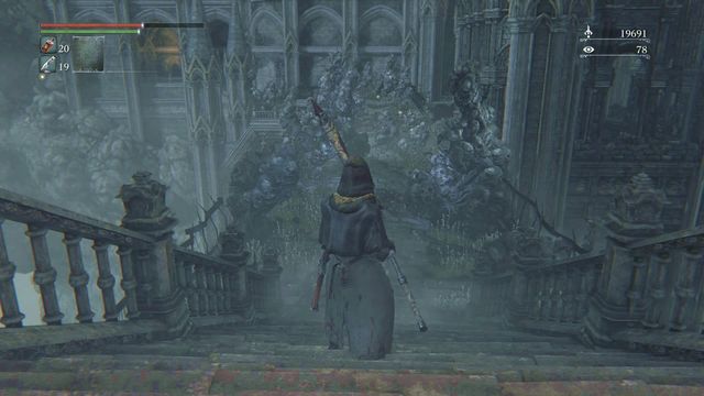 Youre safe on the bridge, collect many items. - Nightmare of Mensis - Walkthrough - Bloodborne - Game Guide and Walkthrough